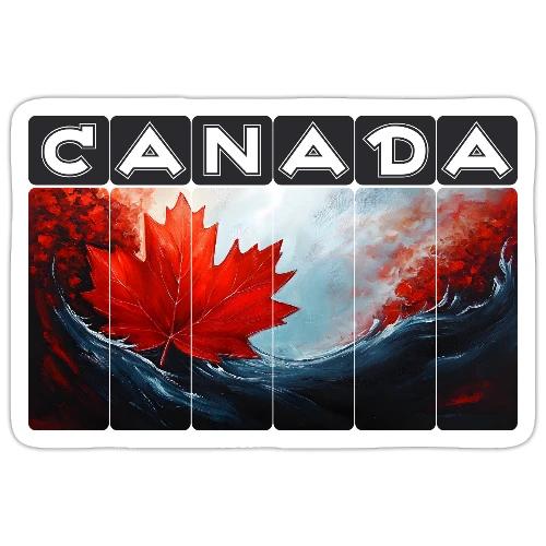 Canada Icon in Color - Sticker
