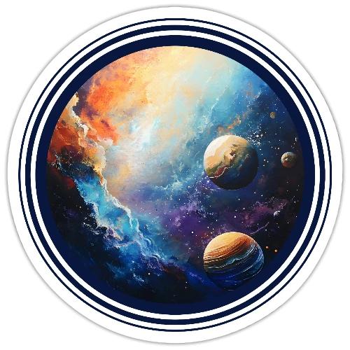 Nebula of Planets - Sticker