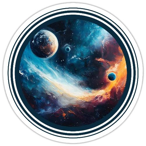 Planets Among Colors - Sticker