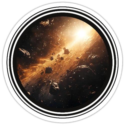 Asteroids Pulse - Sticker