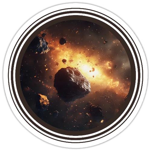 Asteroids Drift - Sticker
