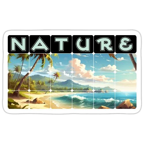 Nature: Sun-Kissed Shore - Sticker