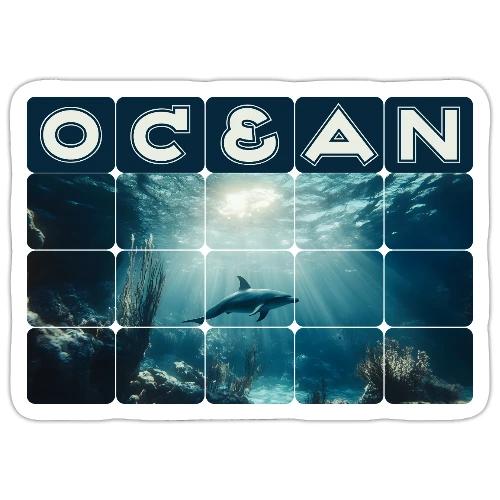 Ocean: Dolphin’s Serenity - Sticker