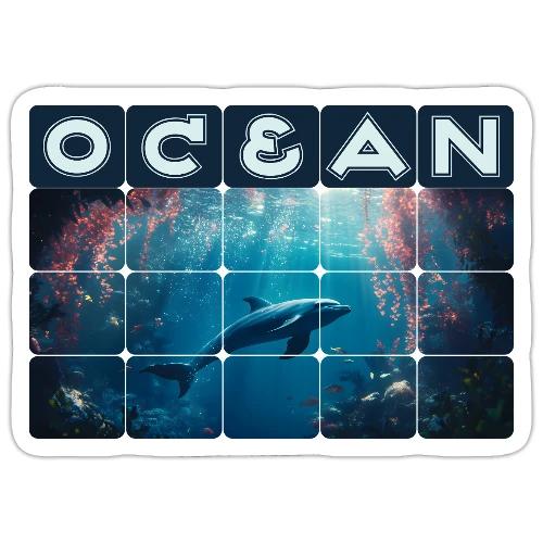 Ocean: Blue Grace - Sticker