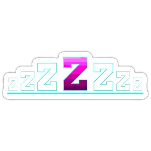 Letter Z – Capital Varsity Alphabet Monogram - Sticker