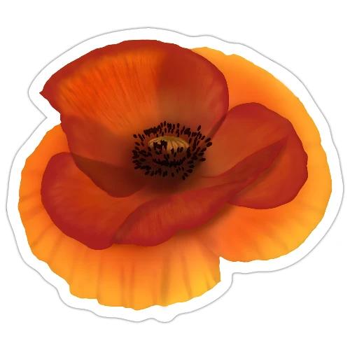 Vivid poppy - Sticker