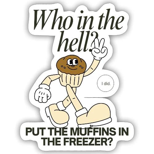 Muffin Man - Sticker