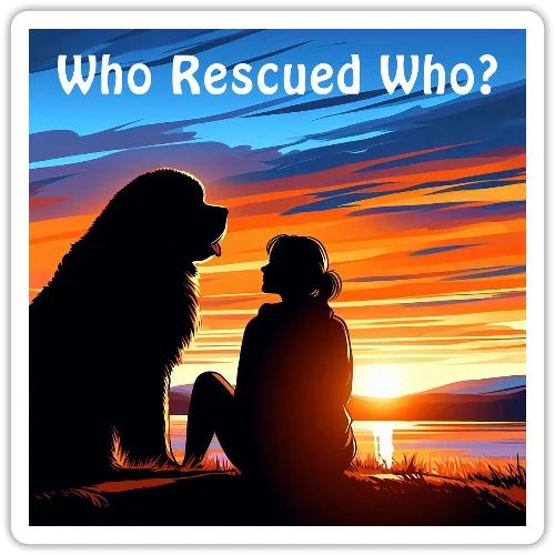 Who Rescued Who - Summer Edition - Sticker