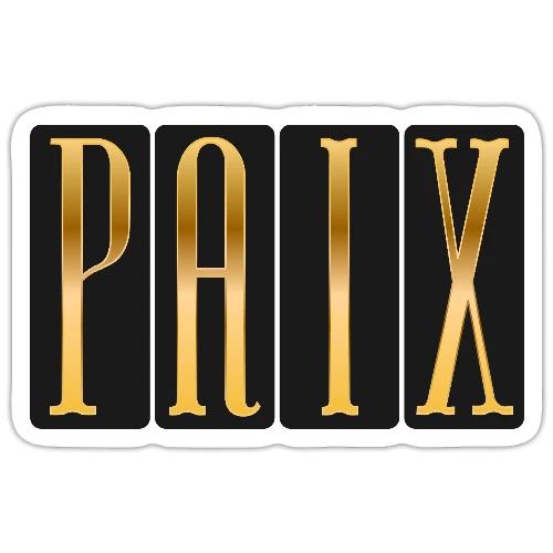 Golden Peace - Sticker