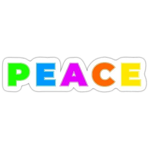 Peace in Every Color - Sticker