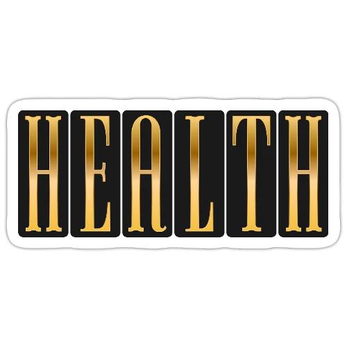 Golden Health - Sticker