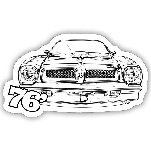 76 FIREBIRD TRANS AM - Sticker