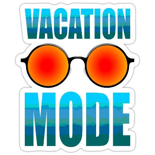 Vacation mode: Ocean Vibes On - Sticker