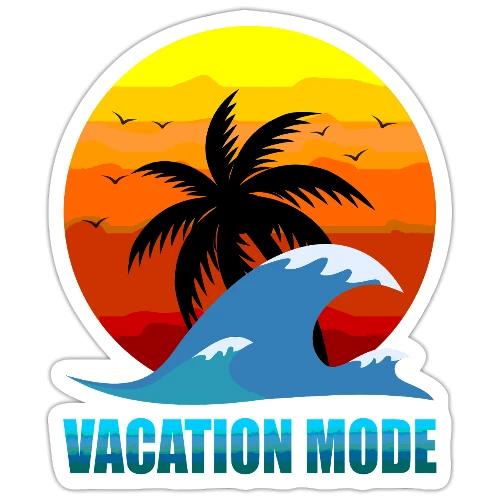 Vacation mode: Sunset Escape - Sticker