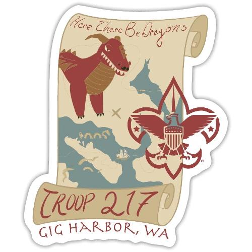 Troop 217 Accessories - Sticker