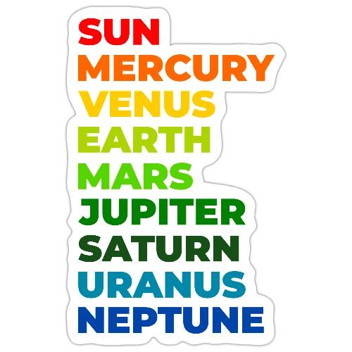 Color the solar system - Sticker
