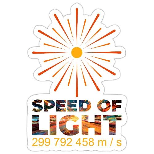 Speed of light - Sticker