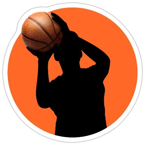 Basketball: Focused Precision - Sticker