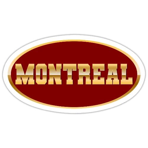 Montreal in Gold - Sticker