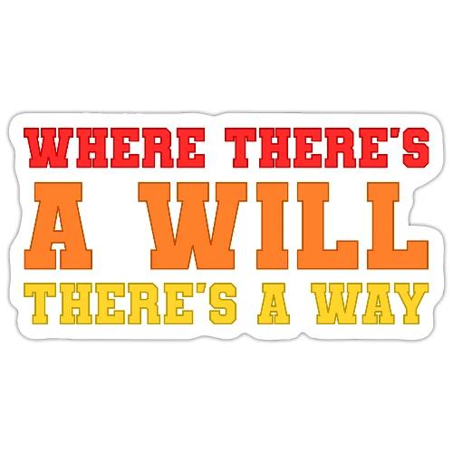 Willpower Wins - Sticker