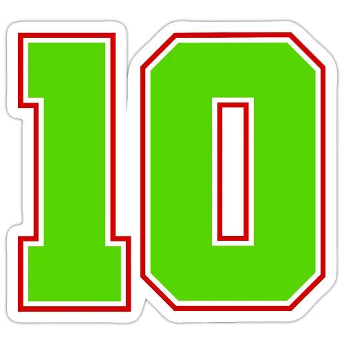 The Magic Number 10 - Sticker