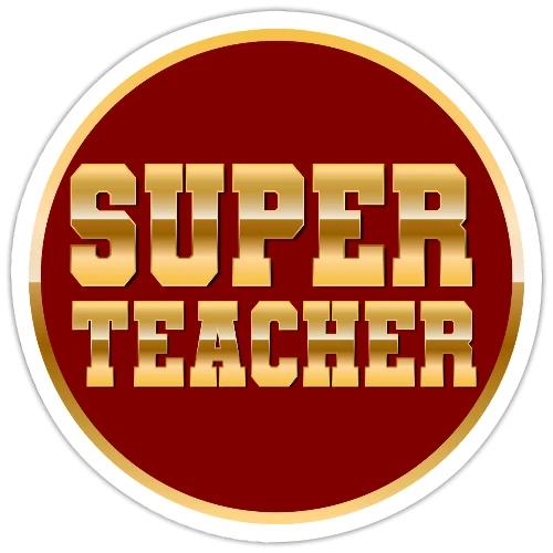 Super Teacher - Sticker