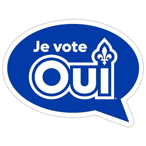 Je Vote OUI - Sticker