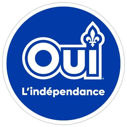 OUI Québec L'indépendance - Sticker