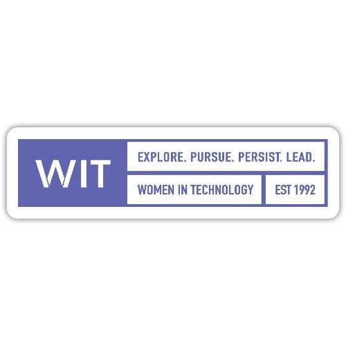 WIT Explore Persue Persist Lead Purple - Sticker