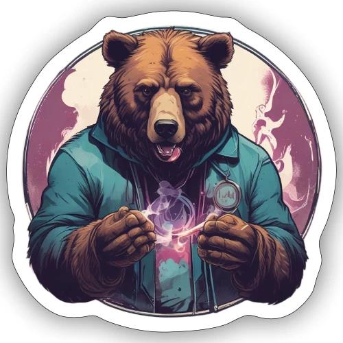 Magical Bear - Sticker