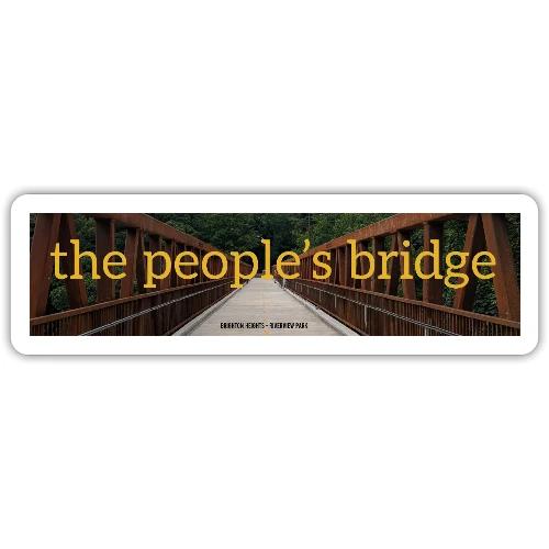the people's bridge - Sticker
