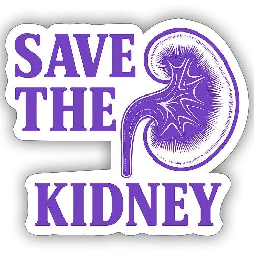 Save the kidney - Sticker