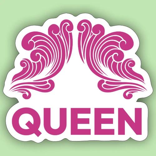 Queenlisse™ Signature Crown T-Shirt – Elegant - Sticker