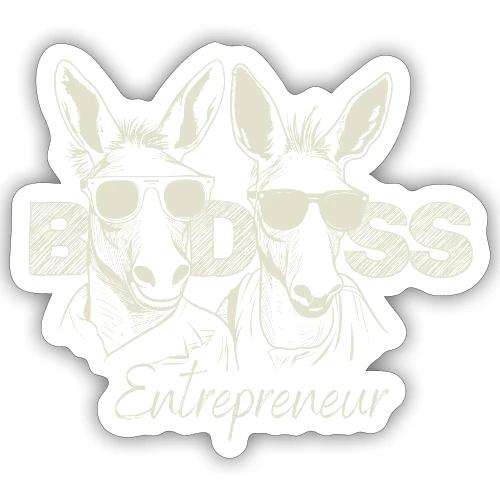 Bad Ass Entrepreneur Duo Light - Sticker