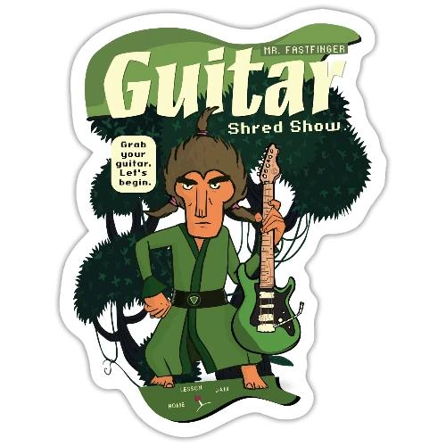 Guitar Shred Show - Mr. Fastfinger 20 years - Sticker