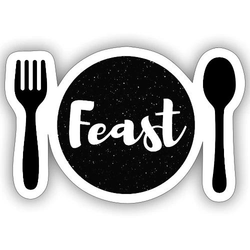 Feast logo - Sticker