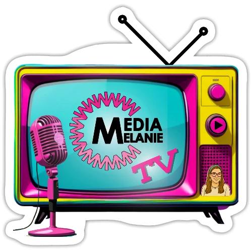 Media Melanie TV - Sticker