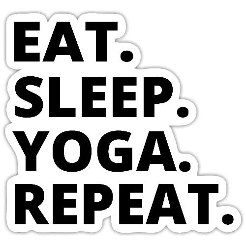 Eat Sleep Yoga: Yoga Apparel & Mindful Merch - Sticker