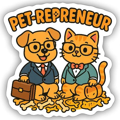 Pets in Suits - Sticker