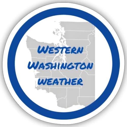 Western Washington Weather Logo - Sticker