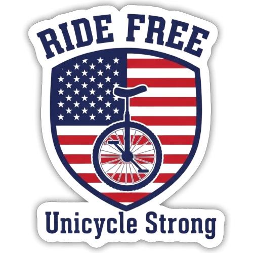 Ride Free Uni Strong - Sticker