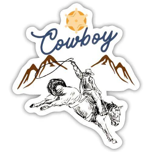 Wild West Cowboy Ride - Sticker