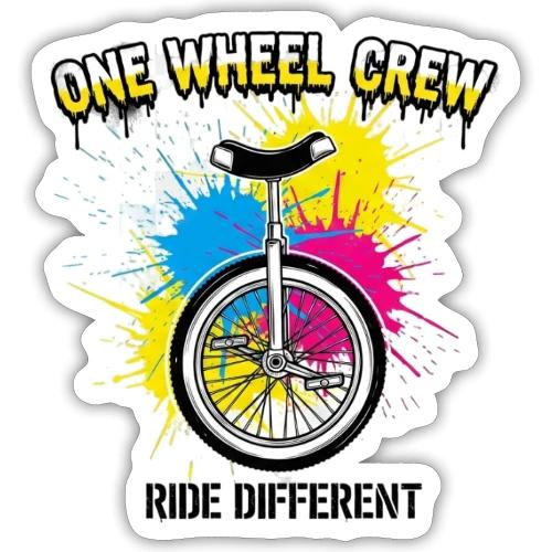 One Wheel Crew - Sticker