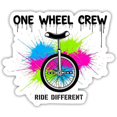 One Wheel Crew - Sticker