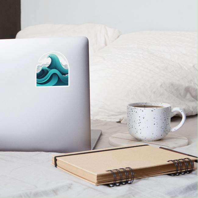 Dynamic Ocean Wave Illustration