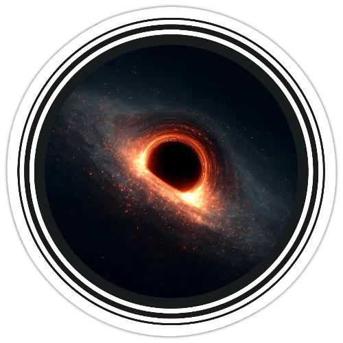 Black Hole Mystery - Sticker