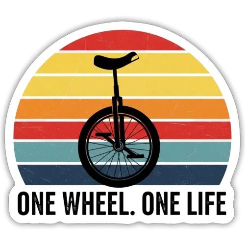 One Wheel. One Life 2 - Sticker