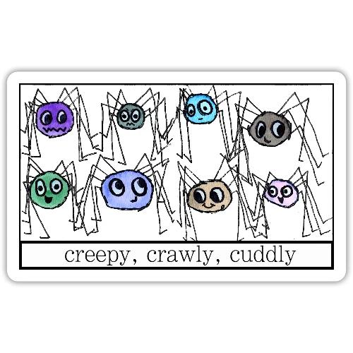 Creepy Crawly Cuddly - Sticker