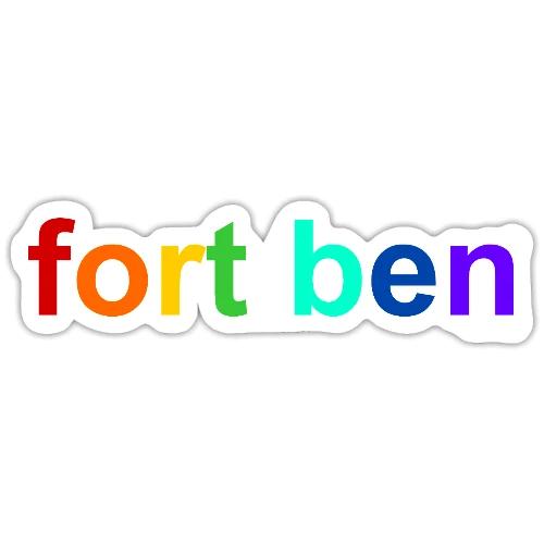 fort ben multi dark - Sticker
