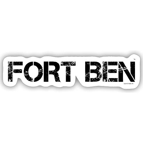 FORT BEN, black capture - Sticker